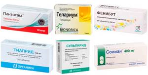 рекомендуемые лекарства при тиках: Пантогам, Фенибут, Тиаприд и др.