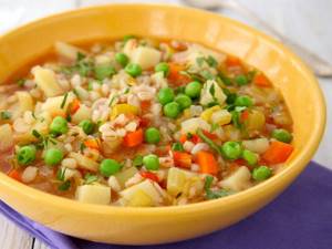 Перловый овощной суп при повышенном уровне холестерина