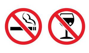 Вредные привычки: курение и алкоголь