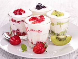 Фруктовые йогурты