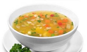 В обед при панкреатите рекомендуется овощной суп