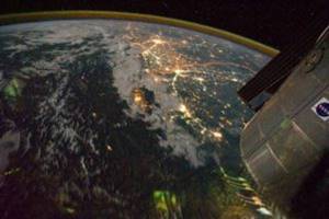 Ночные спутниковые снимки городов