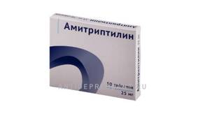 Упаковка таблеток амитриптилин