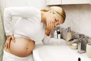 Тошнота на поздних сроках беременности и перед родами