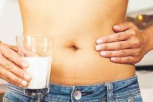 Молоко вызывает боль в животе